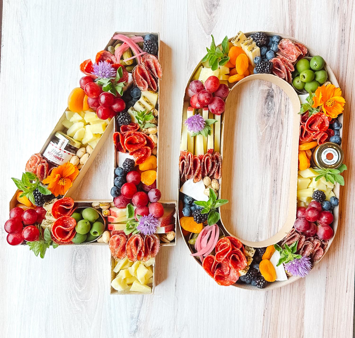 Charcuterie Numbers & Letters